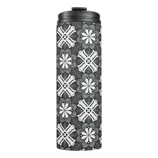 monochromatische caleidoscoop-temperatuurregelaar thermosbeker (Voorkant)