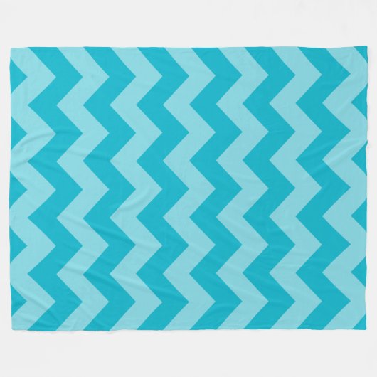  monochromatische Chevron Fleece Deken (Voorkant (Horizontaal))