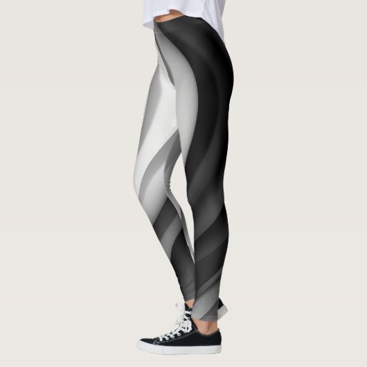 Monochromatische golf Leggings (Links)