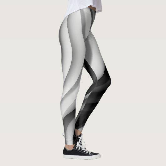 Monochromatische golf Leggings (Rechts)