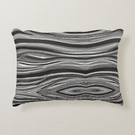 monochromatische golven accent kussen