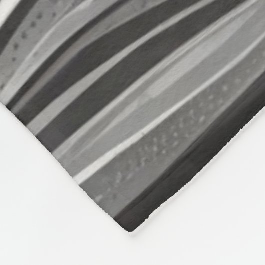 monochromatische golven fleece deken (Hoek)