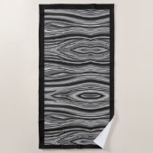 monochromatische golven strandlaken (Voorkant)