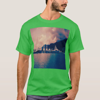 Monochromatische jachten Afdrukken 2 T-shirt