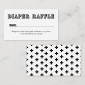 Monochromatische Kaart met luierspoel (Voorkant / Achterkant)