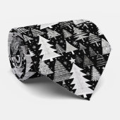 monochromatische kerst stropdas (Opgerold)