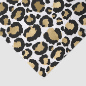 Monochromatische luipaarden Wilde Glam Fashionable Tissuepapier (Detail)