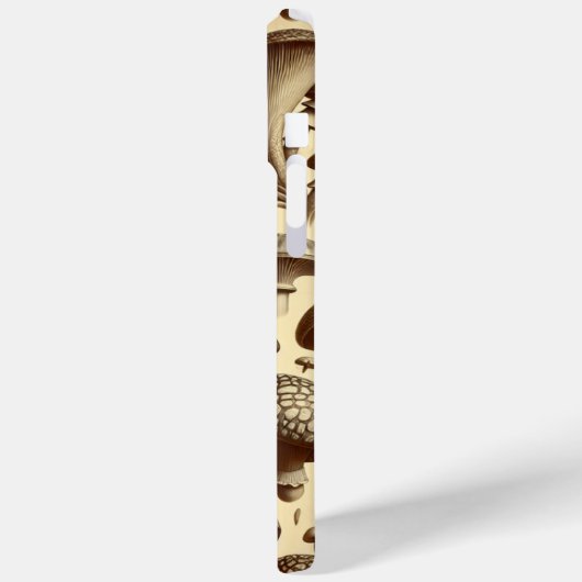 monochromatische paddestoelen Case-Mate iPhone case (Achterkant / Links)