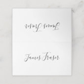 Monochromatische Plaatskaartje (Buitenkant ongevouwen)