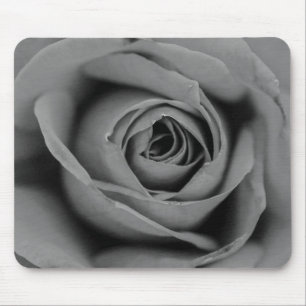 Monochromatische Roos Mousepad Muismat