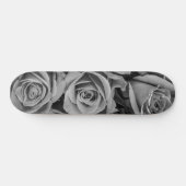 Monochromatische Rozen Skateboard (Horizontaal)