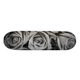 Monochromatische Rozen Skateboard