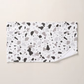 Monochromatische Terrazzo Patroon Bad Handdoek (Handdoek)