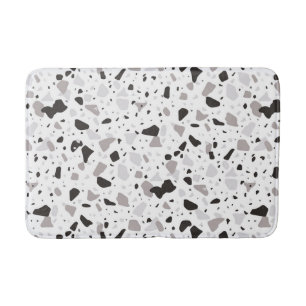 Monochromatische Terrazzo Patroon Badmat