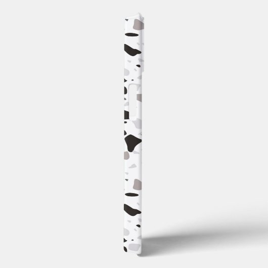 Monochromatische Terrazzo Patroon Case-Mate iPhone Case (Achterkant / Rechts)