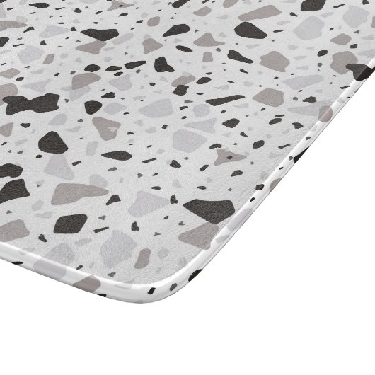 Monochromatische Terrazzo Patroon Snijplank (Hoek)