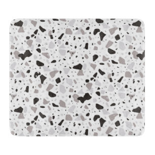 Monochromatische Terrazzo Patroon Snijplank