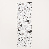 Monochromatische Terrazzo Patroon Yogamat (Voorkant)