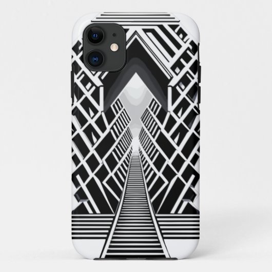 Monochromatische trappen: Obelisk van contrasten Case-Mate iPhone Case (Achterkant)