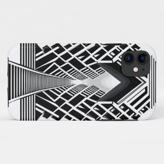 Monochromatische trappen: Obelisk van contrasten Case-Mate iPhone Case (Achterkant (horizontaal))