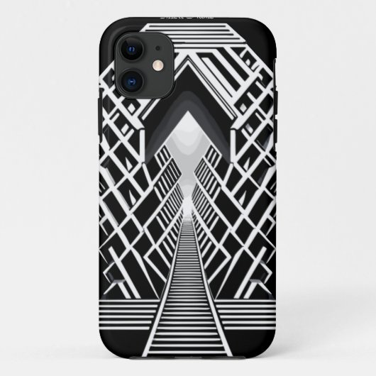 Monochromatische trappen: Obelisk van contrasten Case-Mate iPhone Case (Achterkant)