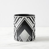 Monochromatische trappen: Obelisk van contrasten Mok (Midden)