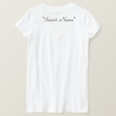 Monochromatische trappen: Obelisk van contrasten T-shirt (Design achterkant)