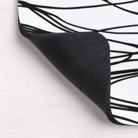 Monochromatische zen rust muismat (Hoek)