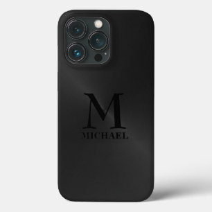 Monochromatische zwarte achtergrond Case-Mate iPhone case