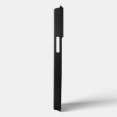 Monochromatische zwarte achtergrond Case-Mate iPhone case (Achterkant / Rechts)