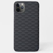 Monochromatische zwarte en donkergrijze geometrisc Case-Mate iPhone case (Achterkant)