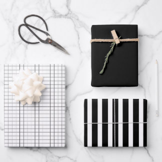 Monochrome aangepaste cadeauverpakking papieren ve inpakpapier vel