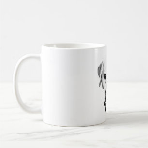 Monochrome aanwezigheid koffiemok