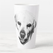 Monochrome aanwezigheid latte mok (Voorkant)