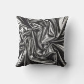 Monochrome abstract texture kussen (Achterkant)