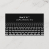 Monochrome afbeelding, grafische ontwerper visitekaartje (Voorkant)