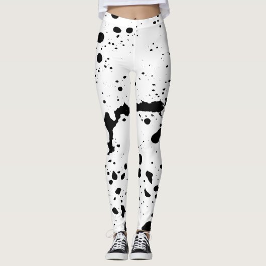 Monochrome afbeelding leggings (Voorkant)