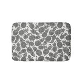 Monochrome anananassen badmat (Voorkant)