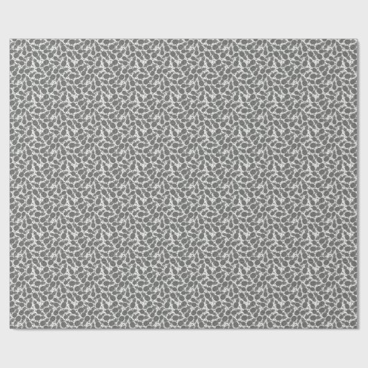 Monochrome anananassen cadeaupapier (Vlak)