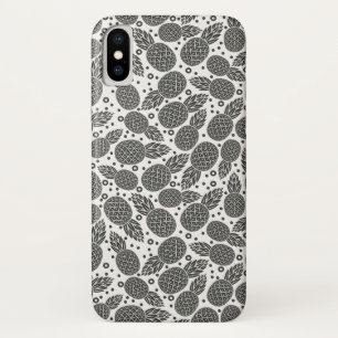 Monochrome anananassen Case-Mate iPhone case