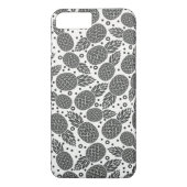 Monochrome anananassen Case-Mate iPhone case (Achterkant)