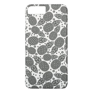 Monochrome anananassen Case-Mate iPhone case