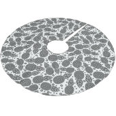 Monochrome anananassen kerstboom rok (Gekanteld)