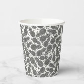 Monochrome anananassen papieren bekers (Links)