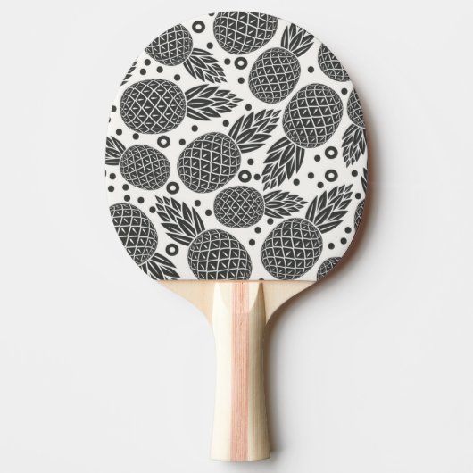 Monochrome anananassen tafeltennisbatje (Voorkant)
