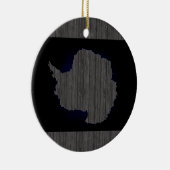 Monochrome Antarctica-vlag Keramisch Ornament (Rechts)