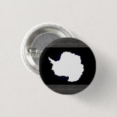 Monochrome Antarctica-vlag Ronde Button 3,2 Cm (Voorkant /achterkant)