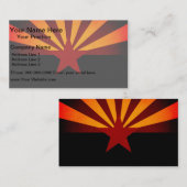 Monochrome Arizona Flag Visitekaartje (Voorkant / Achterkant)