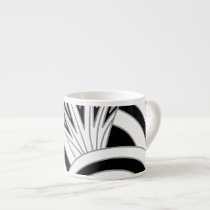 Monochrome art Deco Design. Espresso Kop