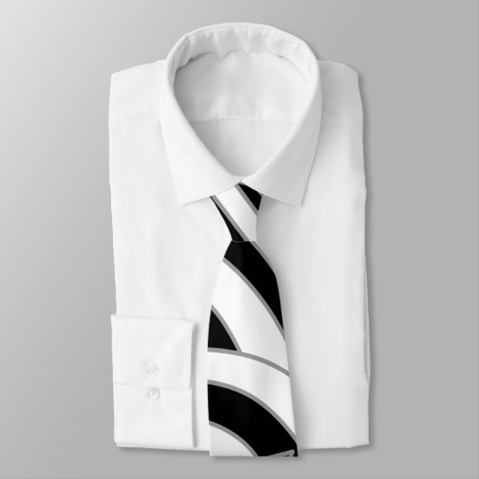 Monochrome art Deco Design. Stropdas (Gebonden)